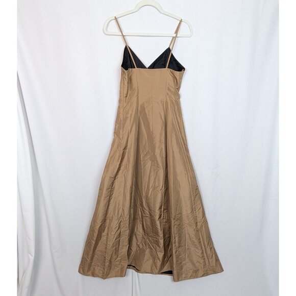I.N.C. International Concepts 8 VTG 90s Y2K Satin 100% Silk Long Maxi Dress Gown - Picture 2 of 9